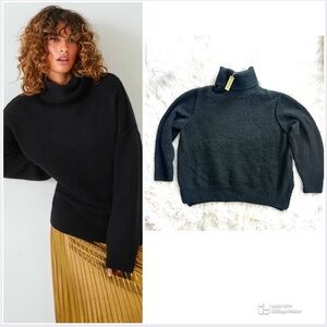Max Studio Black Turtleneck Sweater Size 1X NWT